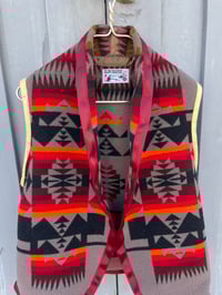 Image 1 of Vintage Blanket Vest Sz. 40