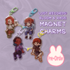 [Lost Records: Bloom & Rage] Heart Magnet Charms (Pre-Order)