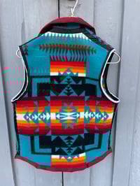 Image 3 of Electric Blue Vest Sz40
