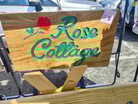 Image 3 of Oak house numbers and oak house name signs