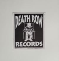 Image 1 of Death Row Records Matte Vinyl Sticker