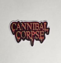 Image 1 of Small Cannibal Corpse Band Logo Matte Vinyl Sticker