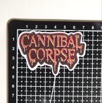 Image 2 of Small Cannibal Corpse Band Logo Matte Vinyl Sticker