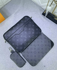 Image 1 of Lou Side Bag - Grey and Black 