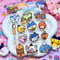 Image of Tama Town Sticker Sheet 🍔🍓🦷