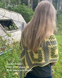Image 1 of Retro Crochet Poncho
