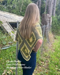 Image 2 of Retro Crochet Poncho
