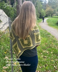Image 3 of Retro Crochet Poncho