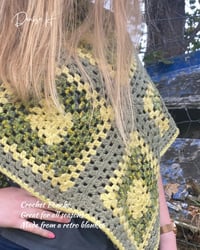 Image 5 of Retro Crochet Poncho