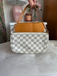 Image 1 of Louis Vuitton Pochette Accessories Damier Azur