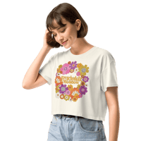 Image 2 of Psychedelic Meadow Crop T