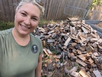 Image 1 of Rescue Logs T-Shirt - Adult Sizes in Black or Green background