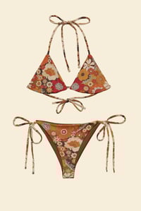 Image 1 of Itsy Bitsy bikini inPsychedelic Meadow Red