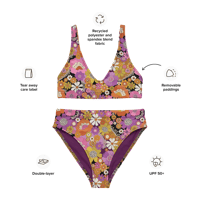 Image 6 of Sunny Days Bikini In Psychedelic Meadow Pink