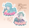 [FE8] Eirika & Ephraim Holographic Stickers
