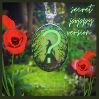 Image 5 of Wicked Witch in Green Forest Hand Painted Resin Pendant
