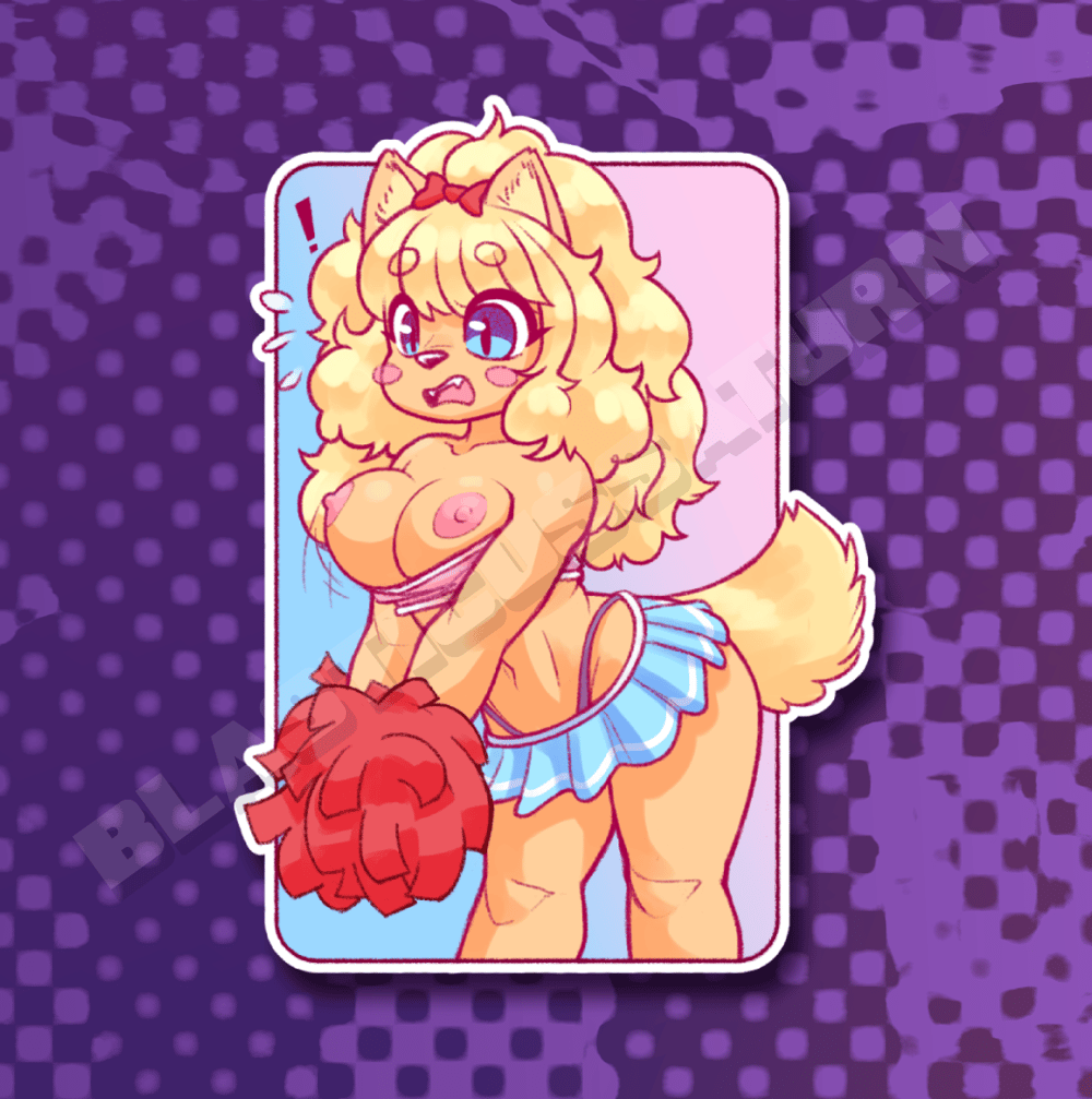 Cheerleader Pomo - Vinyl Stickers