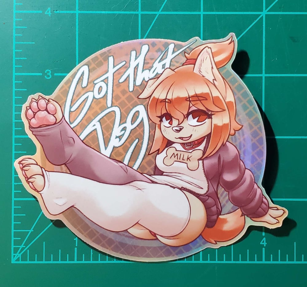Biscuit trio - Iridescent Vinyl Stickers
