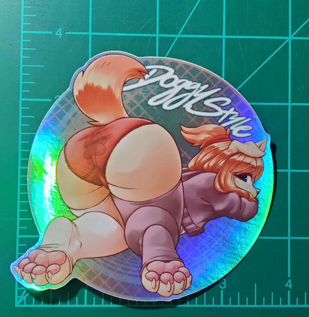 Biscuit trio - Iridescent Vinyl Stickers
