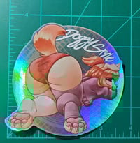 Image 6 of Biscuit trio - Iridescent Vinyl Stickers