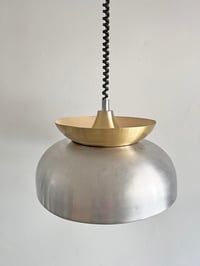 Image 2 of LÁMPARA MUELLE EN ALUMINIO, AÑOS 60