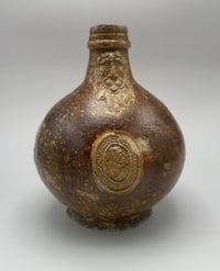 Image 2 of Late Sixteenth Century Rhenish Bartmann Jug ; Cologne perhaps Raeren, c.1580s.