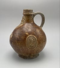 Image 3 of Late Sixteenth Century Rhenish Bartmann Jug ; Cologne perhaps Raeren, c.1580s.