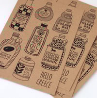 Image 2 of Olive Oil - Kraft Postcard