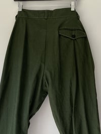 Image 8 of TAPER TROUSER COTTON in Olive £260.00 