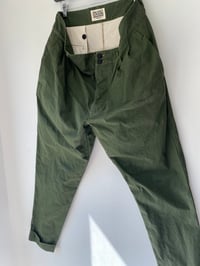 Image 10 of TAPER TROUSER COTTON in Olive £260.00 