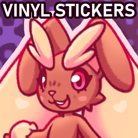 Cute Chibi Lop - Vinyl Sticker