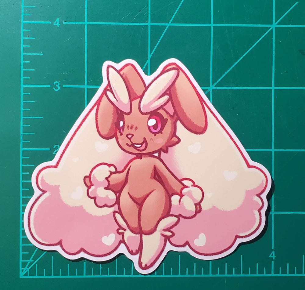 Cute Chibi Lop - Vinyl Sticker