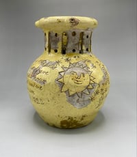 Image 3 of Early English Slipware Puzzle Jug, Bideford, North Devon. 