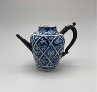 Image 3 of Seventeenth Century Ming Porcelain Vase turned Tea-Pot with Later Handle and Spout c.1800.