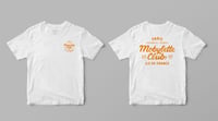 T-shirt MCP blanc / logo orange 🍊