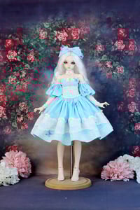 Image 3 of Handmade Doll Outfit - Fairyland Feeple 60 - blue dress
