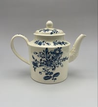 Image 2 of Eighteenth Century Queen Charlotte Commemorative Creamware Tea-Pot ; Staffordshire, c.1770.