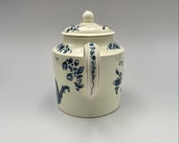 Image 3 of Eighteenth Century Queen Charlotte Commemorative Creamware Tea-Pot ; Staffordshire, c.1770.
