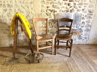 Image 2 of Chaises de campagne anciennes dépareillées  