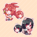 [Love Live!] Ayumu and Shioriko Charms