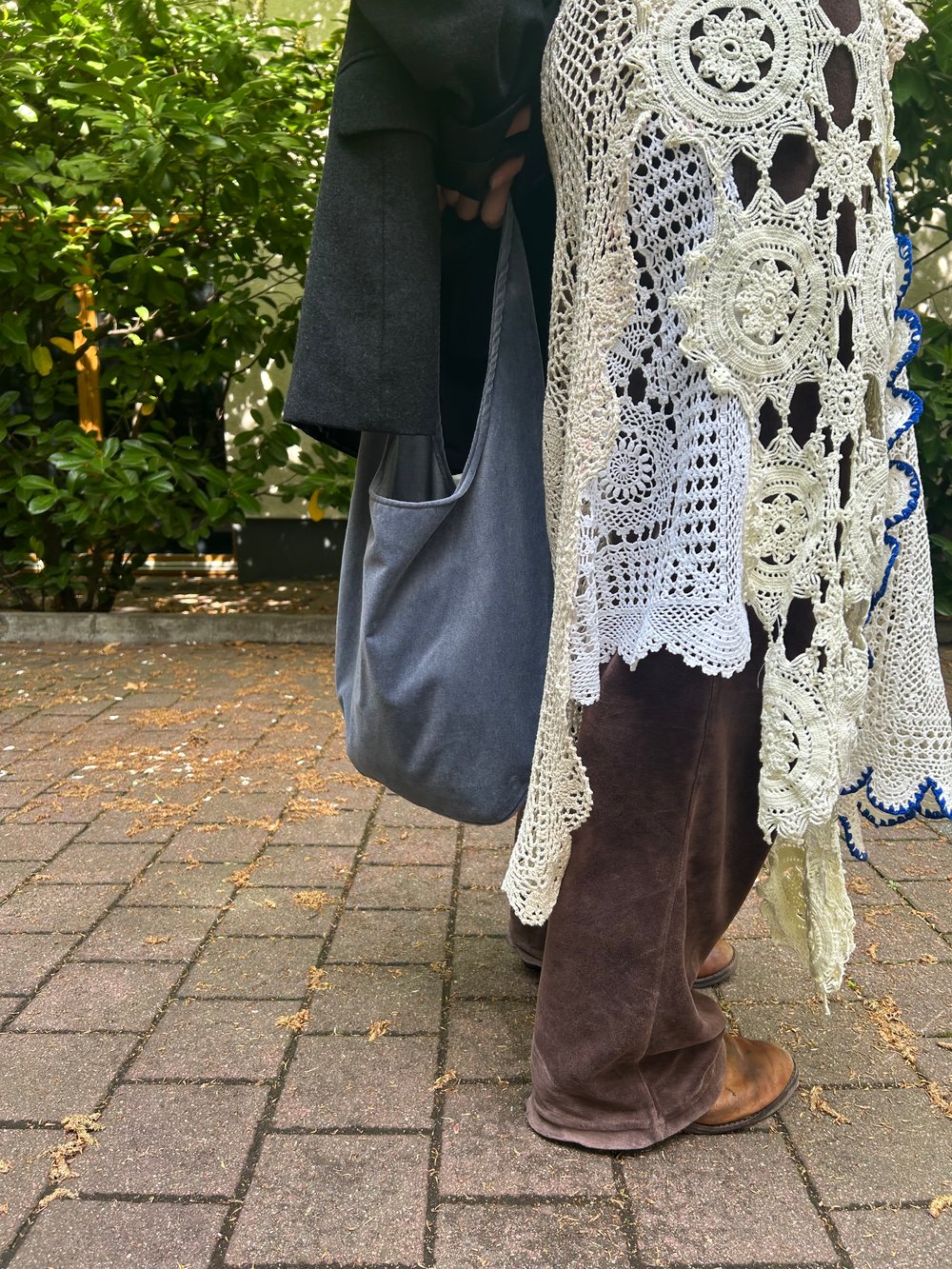 Vintage lace crochet skirt 