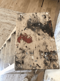Image 4 of Escabeau de peintre en bois ancien
