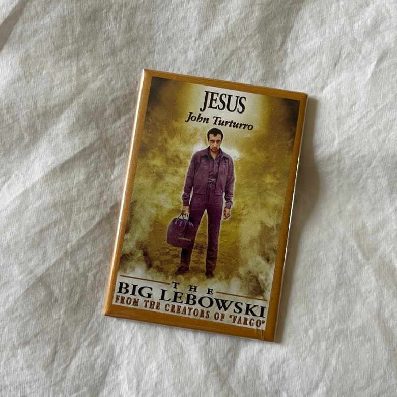 Image of The Big Lebowski 'Jesus' Promotional Button