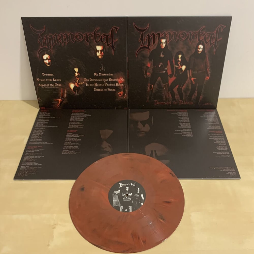 IMMORTAL -  Damned in Black - Color Lp 
