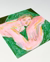 Image 2 of Resting Woman 5x5 Print