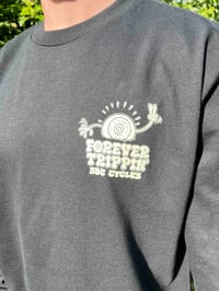 Image 3 of FOREVER TRIPPIN' BLACK LONGSLEEVE