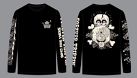 Image 1 of FOREVER TRIPPIN' BLACK LONGSLEEVE