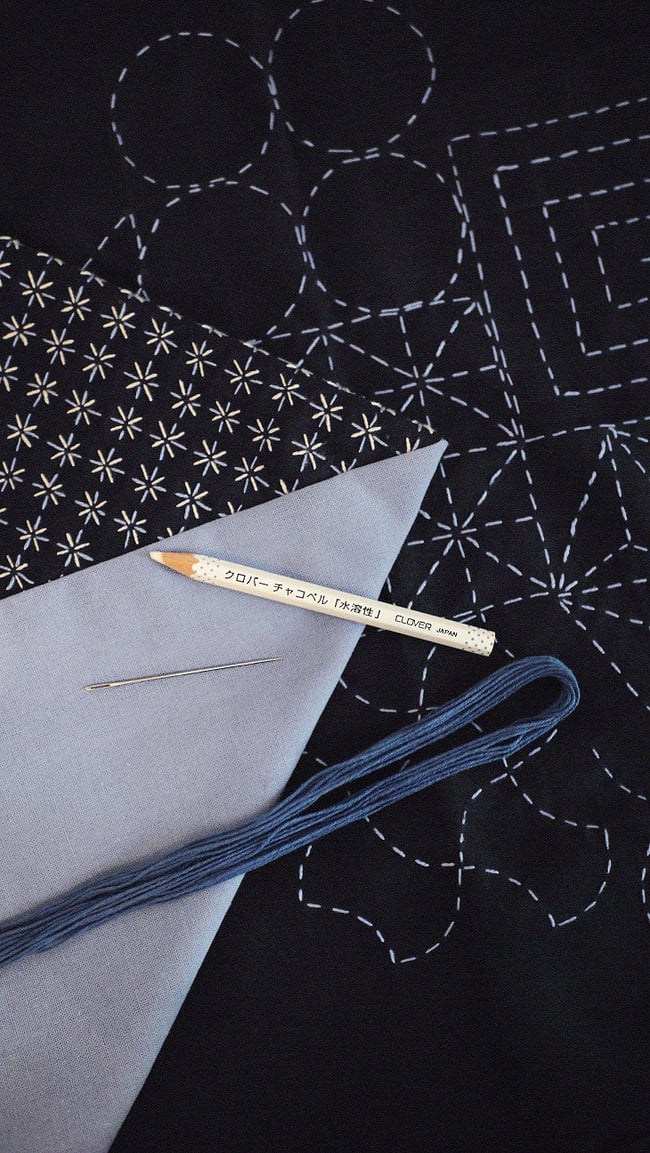 Premiers pas en sashiko | Tracer, broder, contempler