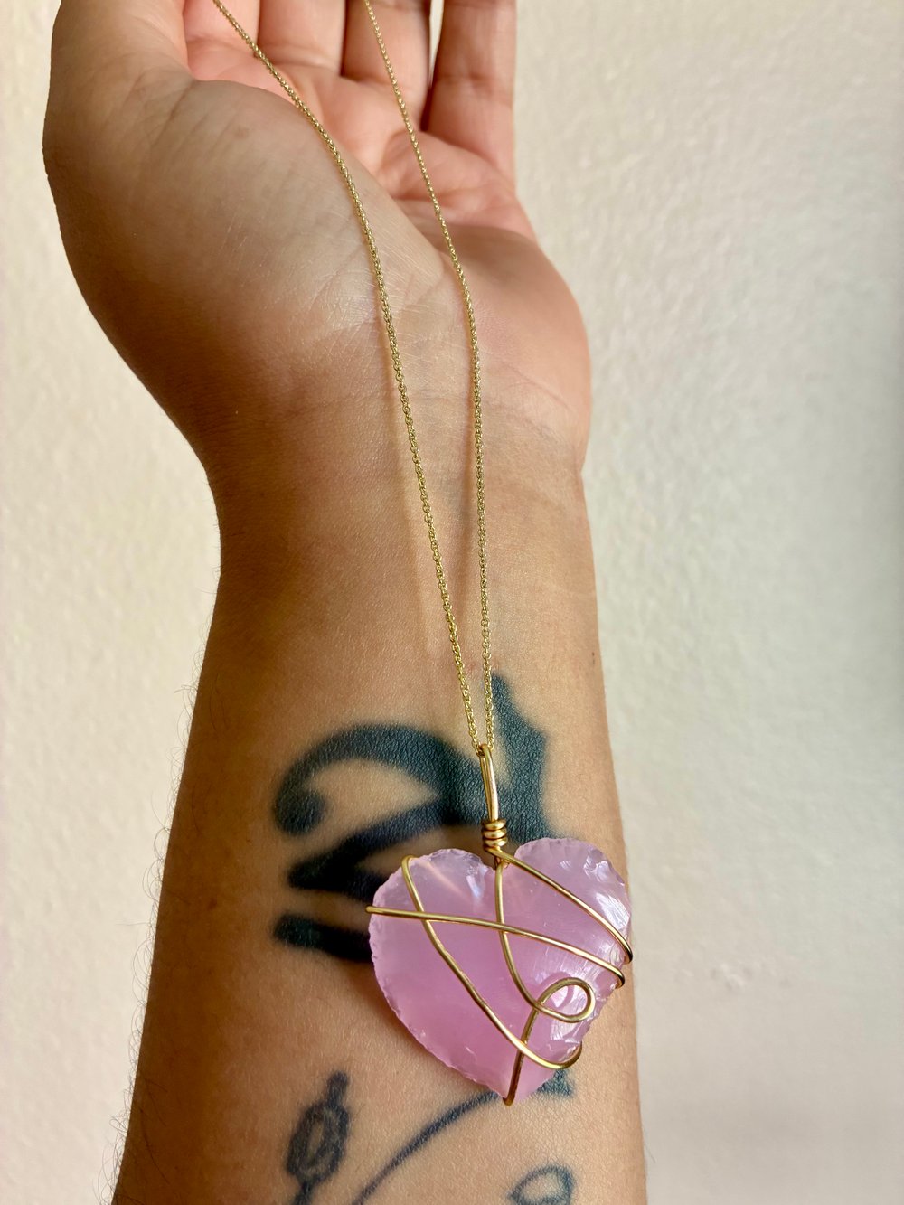 Image of 🩷Rose Quartz Heart🩷