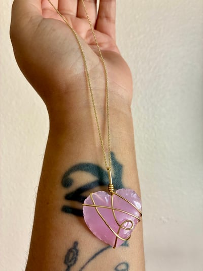 Image of 🩷Rose Quartz Heart🩷